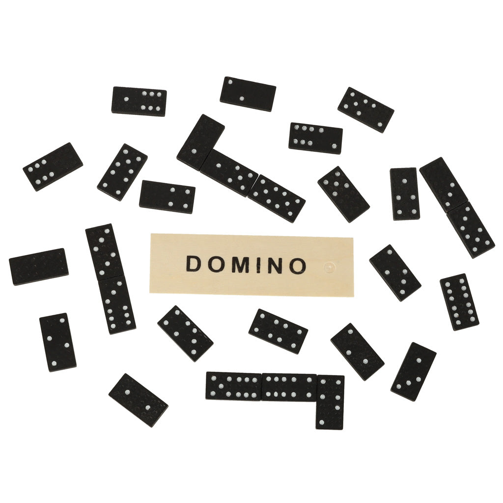 Klasyczne Domino Drewniane w Pudełku Tradycyjne Super Prezent