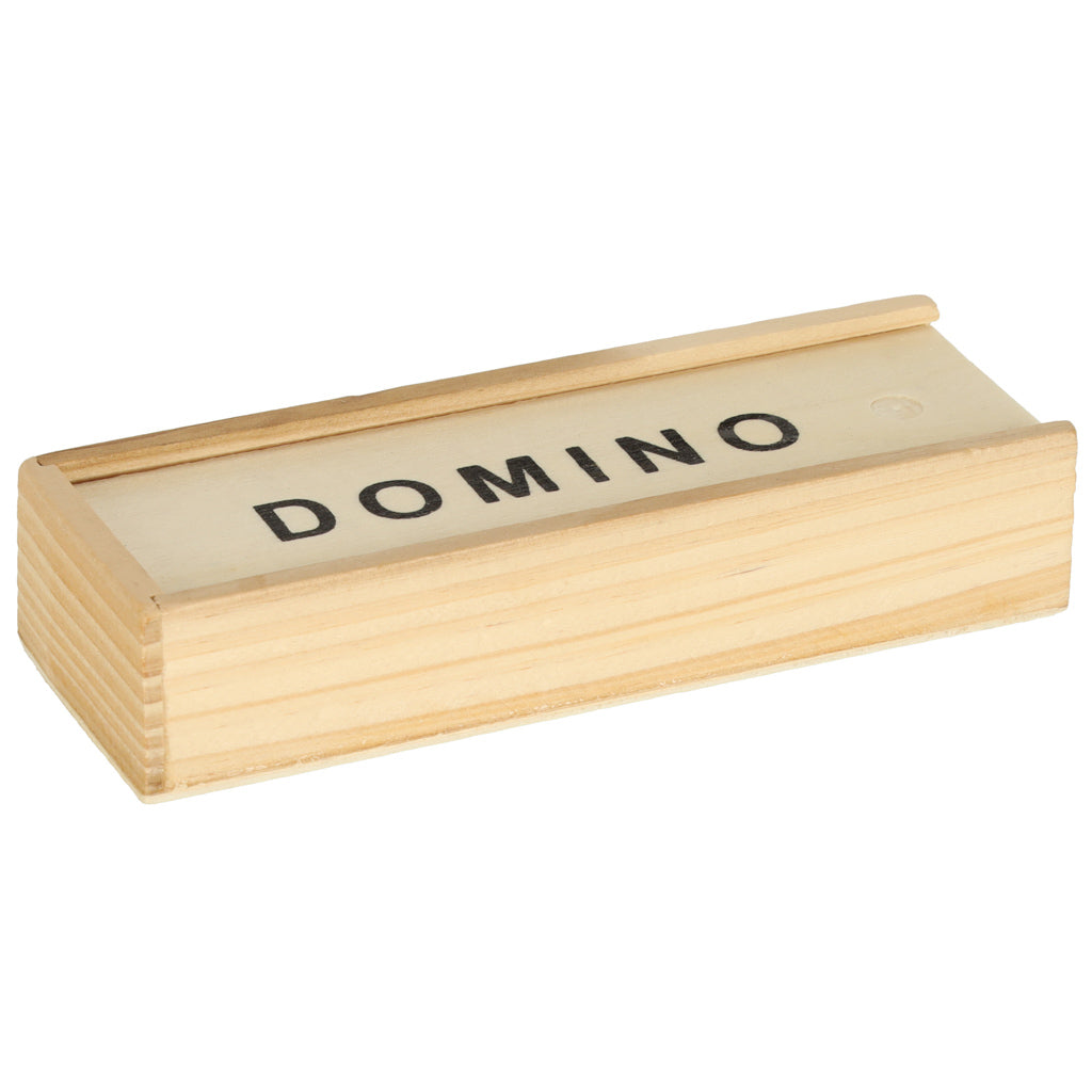 Klasyczne Domino Drewniane w Pudełku Tradycyjne Super Prezent