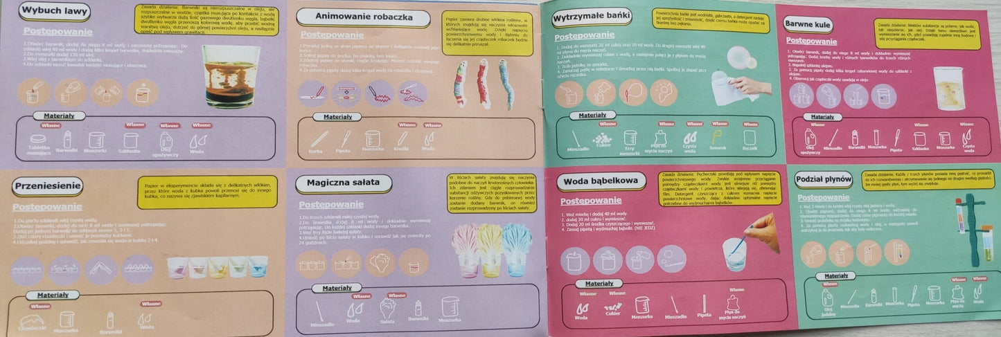 Ogromny Zestaw Mały Chemik Laboratorium Naukowy XXXL Edukacyjny Eksperyment