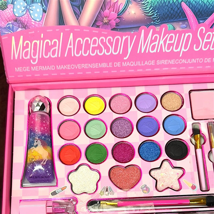 Zestaw Kosmetyków Makeup do Malowania Makijażu i Paznokci dla Dzieci XXL
