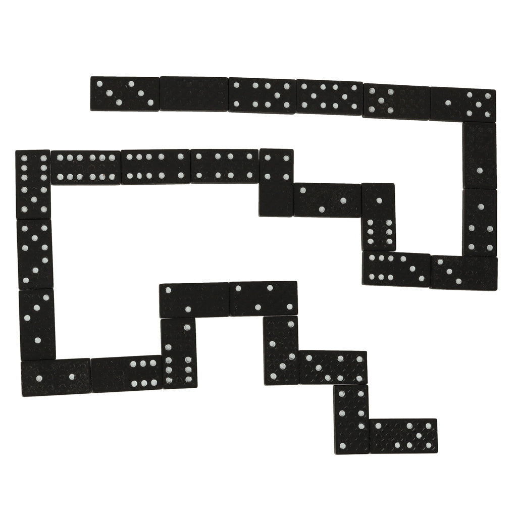 Klasyczne Domino Drewniane w Pudełku Tradycyjne Super Prezent