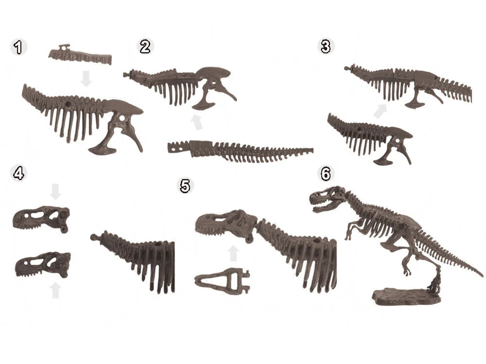 Edukacyjny Zestaw Wulkan i Wykopaliska Dinozaur dla małych Archeologów